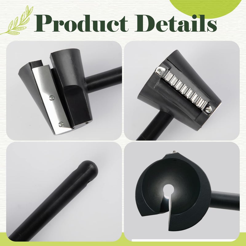 TXIN Carrot Curler and Peeler, Black Carrot Spiral Shred Slicer Root Vegetables Fruits Slicer Sharpener Garnishing Tool - Image 3